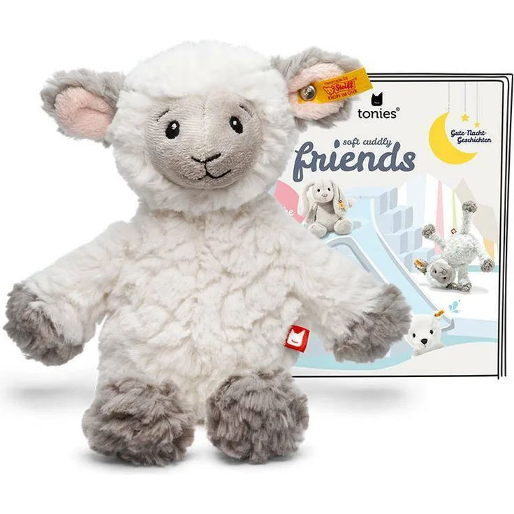 Tonies Steiff Soft Cuddly Friends 'Lita Lamm', Hörfigur mit ca. 70 Minuten Spielzeit, ab 3 Jahren – Bild 1