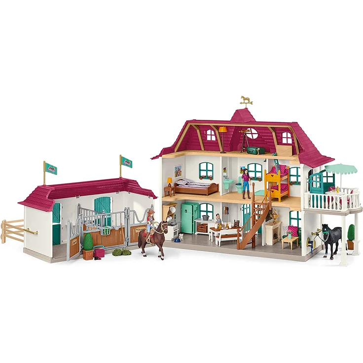 Schleich Horse Club 42551 'Lakeside Pferdehof', ab 5 Jahren, 70 Teile – Bild 2