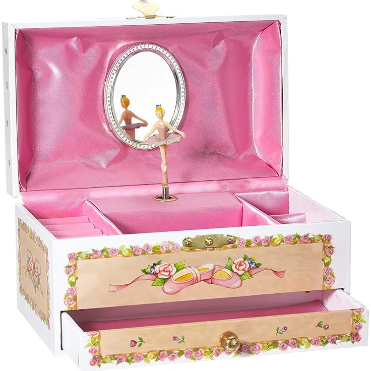 Goki 15348 'Musikspieldose Ballerina IV, Melodie: Schwanensee'
