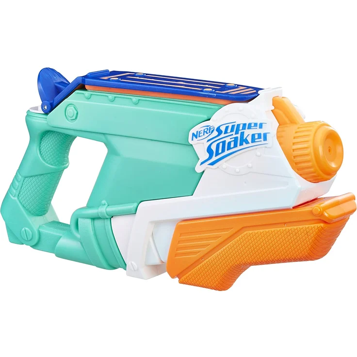 Nerf Super Soaker 'Splash Mouth' Wasserblaster, mit 0,5 Liter Wassertank, zwei Spritzmodi, Wasserstrahl und Splash-Attacke, ab 6 Jahren – Bild 1