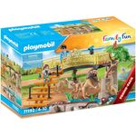 PLAYMOBIL Family Fun 71192 'Löwen im Freigehege', 58 Teile, ab 4 Jahren