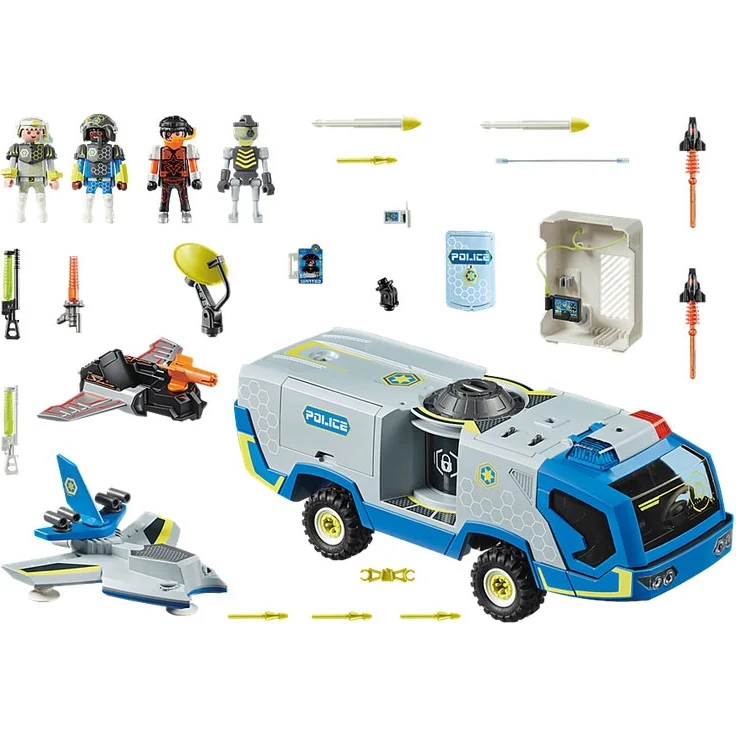Playmobil Galaxy Police 70018 'Galaxy Police-Truck', 131 Teile, ab 5 Jahren, mit Lichteffekten – Bild 2