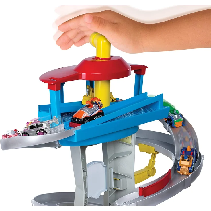 PAW Patrol 6058281 'True Metal Adventure Bay' Spielset inkl. 2 Metallfahrzeugen im Maßstab 1:55 – Bild 2