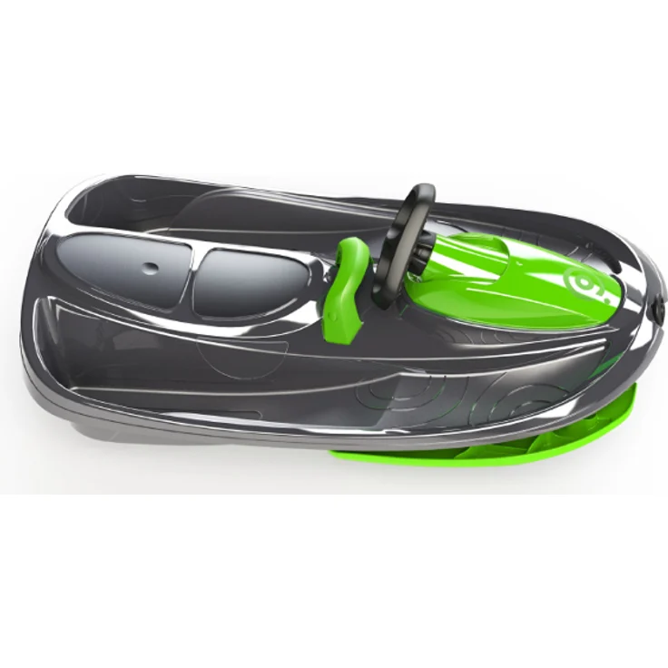 Gizmo Riders 'Stratos' Lenkbob, Lenkschlitten, Mystic Green, 99 cm, mit Lenkradsteuerung, ab 3 Jahren - Preisvergleich – Bild 2