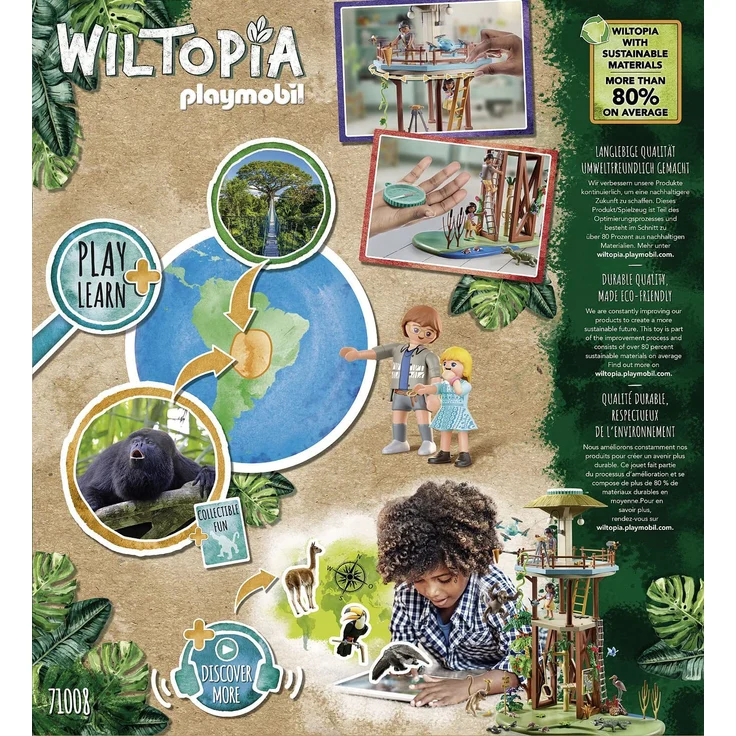 Playmobil Wiltopia 71008 'Forschungsturm mit Kompass', 203 Teile, ab 4 Jahren – Bild 5