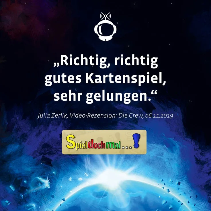 KOSMOS 'Die Crew' Kartenspiel, ab 10 Jahren, 2 - 5 Spieler, 20 min Spielzeit, Kennerspiel des Jahres 2020 – Bild 8