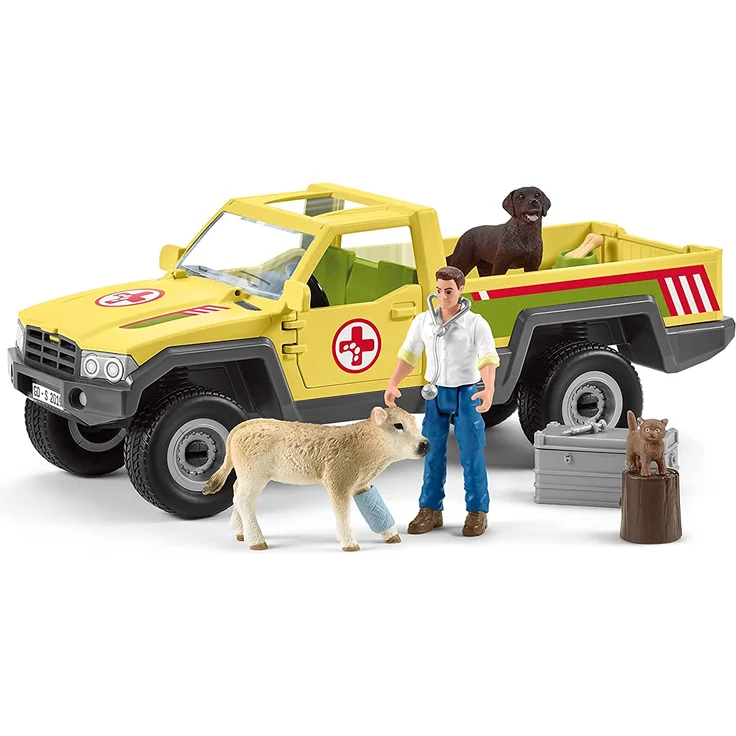 Schleich Farm World 42503 'Tierarztbesuch auf dem Bauernhof', ab 3 Jahren, 12 Teile - Preisvergleich – Bild 2