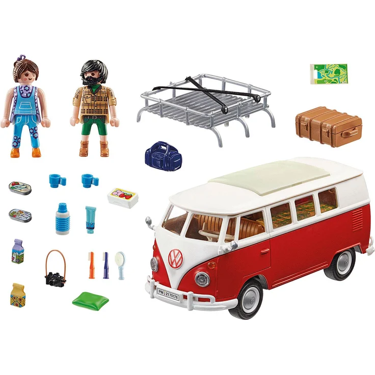 Playmobil 70176 'Volkswagen T1 Camping Bus', 74 Teile, ab 5 Jahren – Bild 2