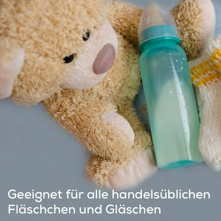 Beurer BEU BY52 Digitaler Babykostwärmer, mit LED-Display, Abschaltautomatik, inkl. Kostheber und Deckel – Bild 4