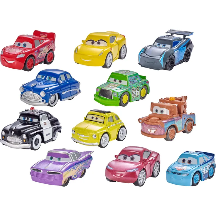 Mattel GKD78 'Disney Cars Mini Racers Blindpack' Spielzeugauto, 1x Stück, zufällige Auswahl, ab 3 Jahren