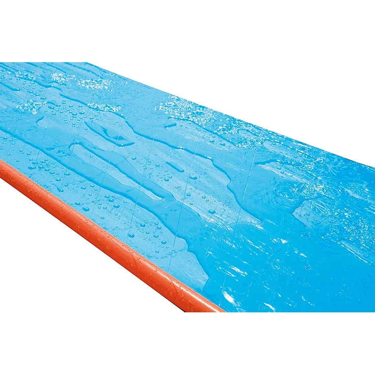 Bestway H2OGO! 'Single' Wasserrutsche, 488 x 82 cm, integrierter Wassersprinkler, einfacher Anschluss an Gartenschlauch – Bild 5