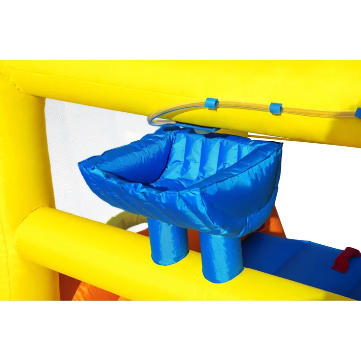Bestway H2OGO! 'Super Speedway' Wasserpark, 551 x 502 x 265 cm, ab 5 Jahren, Planschbecken mit Doppelrutsche und Wasserkanone – Bild 7