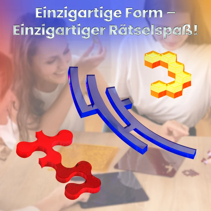 ESC WELT Orbital Box 3D Puzzle Erwachsene - 3 in 1 Puzzle Box Modellbau Escape Room Spiel Holzpuzzle - Geschenkbox Knobelspiel - Rätselbox 3D Holzpuzzle Erwachsene - Modellbausatz für Valentinstag – Bild 6