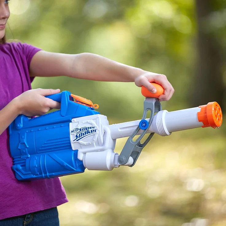 Nerf Super Soaker 'Soakzooka' Wasserpistole, mit 1,6 Liter Wassertank, Mega-Wasserstrahl, ab 7 Jahren – Bild 3