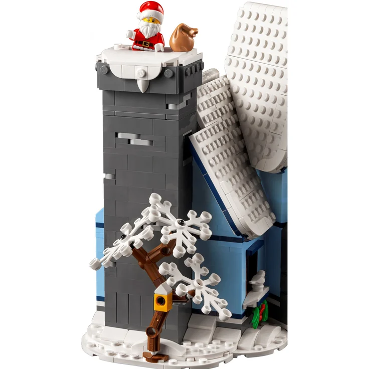 LEGO Icons 10293 'Besuch des Weihnachtsmanns', 1445 Teile, ab 18 Jahren – Bild 7