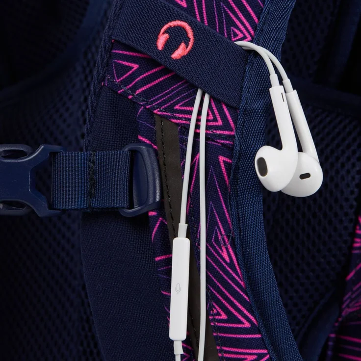 Satch Pack 'Pink Bermuda' Schulrucksack, 2020, 30 Liter, 1,2 kg, blau/neon/pink – Bild 4