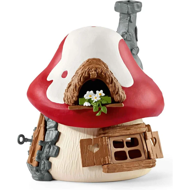 Schleich Die Schlümpfe 20803 'Schlumpf Haus mit 2 Figuren', ab 3 Jahren, 20 Teile – Bild 3