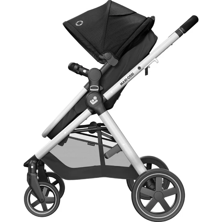 Maxi-Cosi 'Zelia 2' Kombikinderwagen 2 in 1 Essential Black inkl. integrierter Babywanne – Bild 3