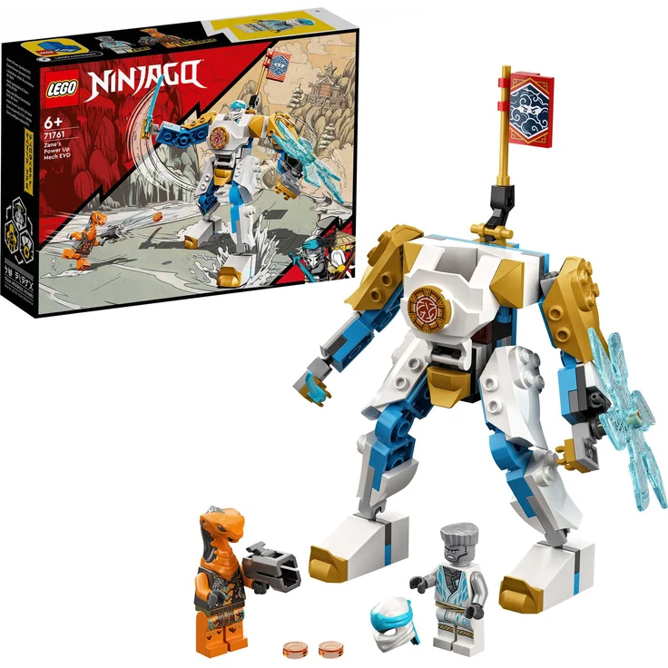 LEGO NINJAGO 71761 'Zanes Power-Up-Mech EVO', 95 Teile, ab 6 Jahren – Bild 1