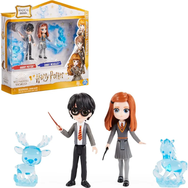 Wizarding World Magical Minis Harry Potter and Ginny Weasley Patronus Friendship Set 5 Jahr(e) Harry Potter Mehrfarbig