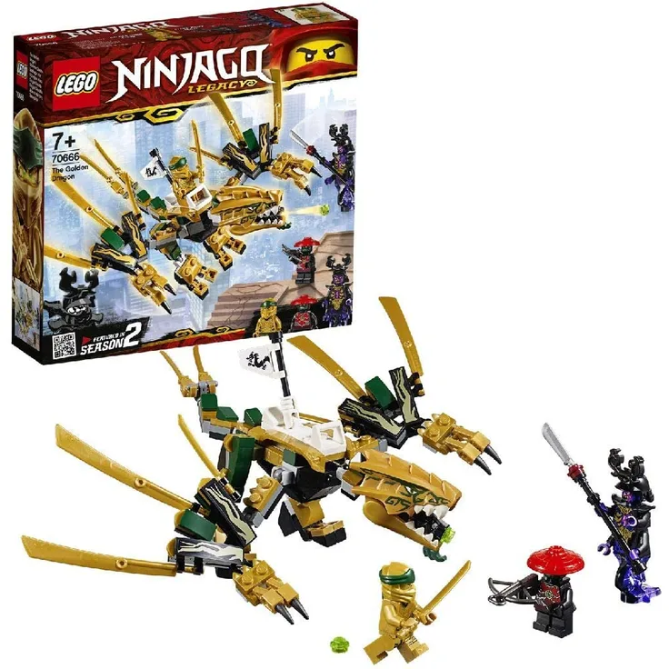 LEGO NINJAGO 70666 'Goldener Drache', 171 Teile, ab 7 Jahren