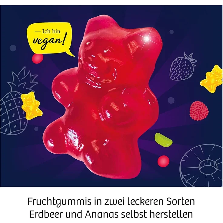 Kosmos 'Fun Science Fruchtgummi-Labor', stelle eigene Gummi-Bonbons in 2 verschiedenen Sorten her, ab 8 Jahren – Bild 5