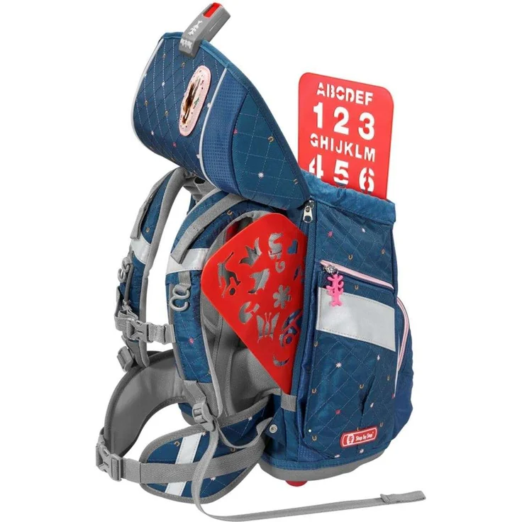Step by Step 2in1 Plus 'Pferdefreunde True Love', Schulranzen-Set 6-teilig, 19 Liter, blau – Bild 5