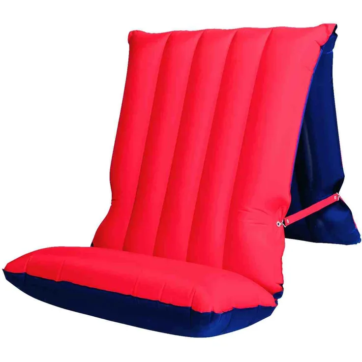 Happy People 'Sitz-Liegematratze', rot/blau, 175 x 54 cm, mit bequemer Sitzfunktion
