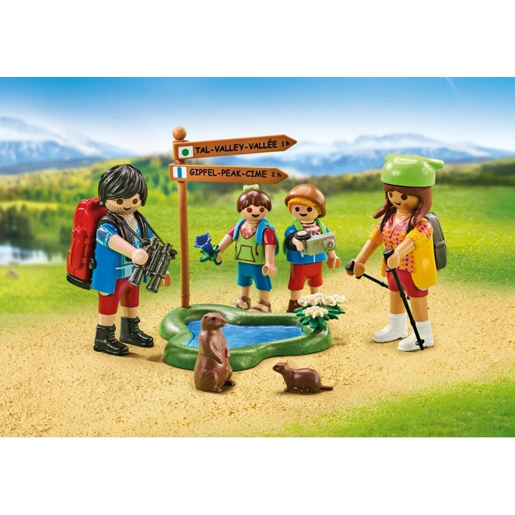 PLAYMOBIL Plus 6536 'Familie beim Bergwandern (Folienverpackung)', 10 Teile, ab 4 Jahren – Bild 1