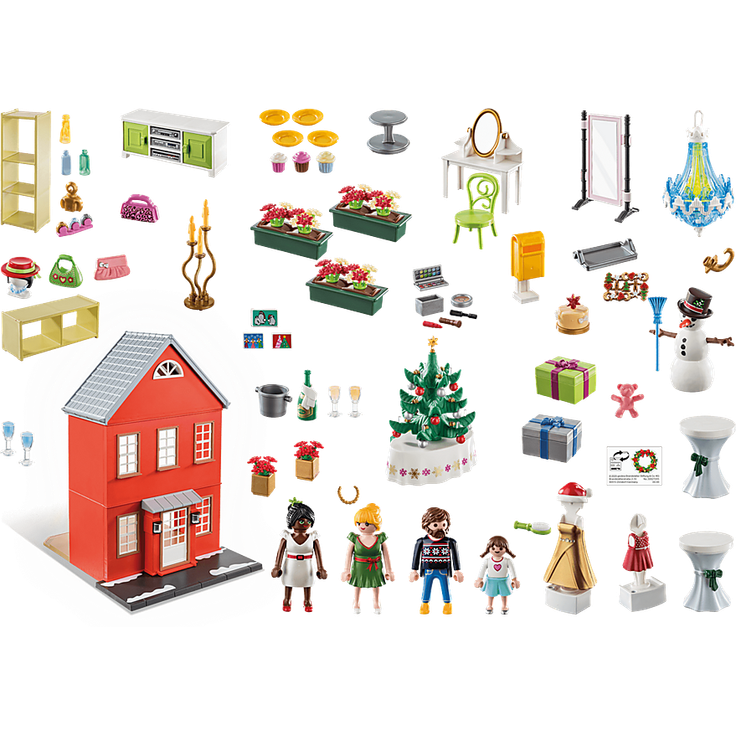 Playmobil 70383 Großer Adventskalender "Weihnachten im Stadthaus" – Bild 2