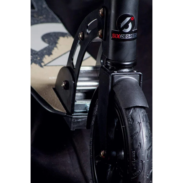 Six Degrees 512 'Aluminium Scooter Air 205 mm' Scooter, ab ca. 8 Jahren, 5-fach höhenverstellbar bis 102 cm, klappbar, max. belastbar bis 100 kg, gold – Bild 2