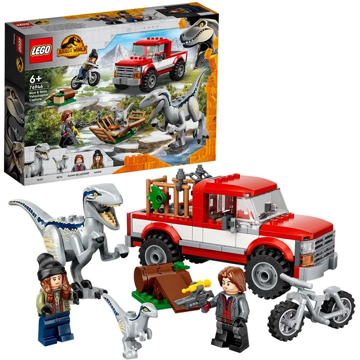 Lego Jurassic World 76946 'Blue & Beta in der Velociraptor-Falle', 181 Teile, ab 6 Jahren