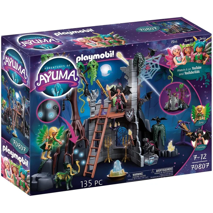 PLAYMOBIL Adventures of Ayuma 70807 Bat Fairies Ruine, 135 Teile, ab 7 Jahren – Bild 1