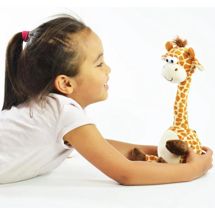 Kögler 76500 'Laber Giraffe Gertrud' Funktionsplüsch, 30 cm groß, mit Aufnahme- und Wiedergabefunktion, tanzt – Bild 5
