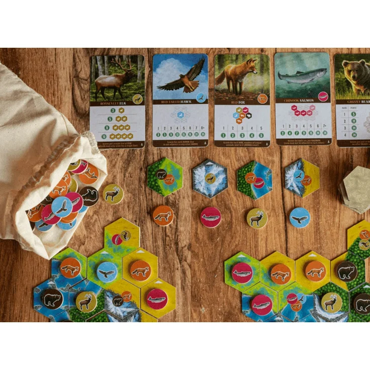 Alderac Entertainment 'Cascadia', 1-4 Spieler, ab 10 Jahren, englisch, Spiel des Jahres 2022 – Bild 4