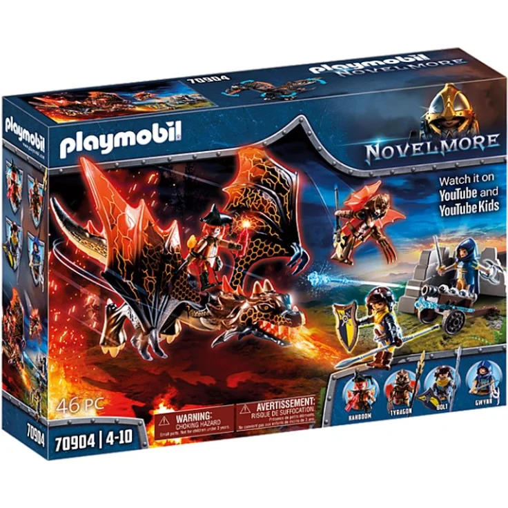 PLAYMOBIL Novelmore 70904 'Drachenattacke', 46 Teile, ab 4 Jahren - Preisvergleich – Bild 1