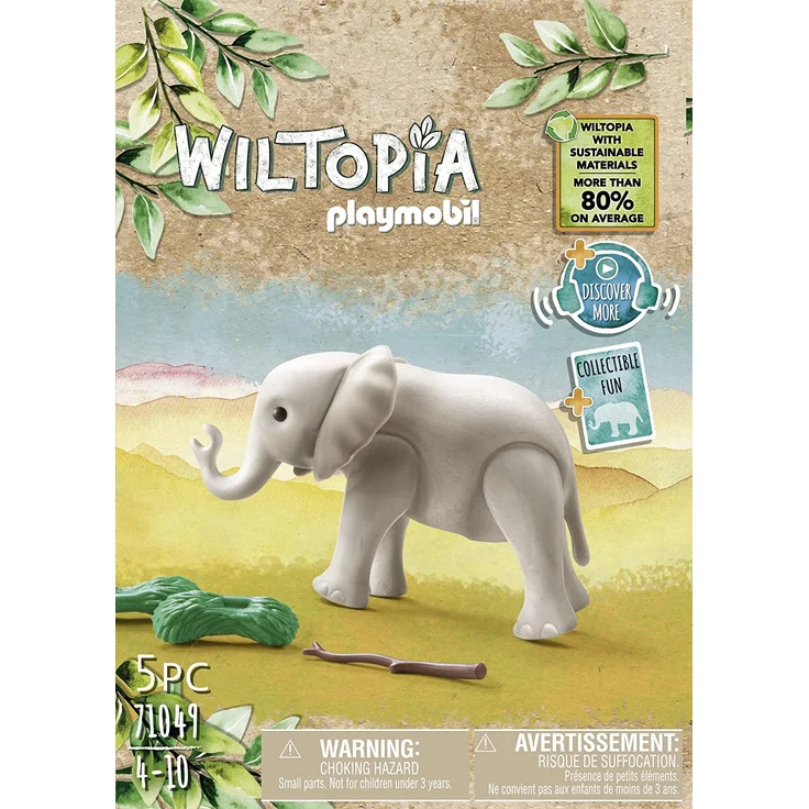 Playmobil Wiltopia 71049 'Junger Elefant', 5 Teile, ab 4 Jahren – Bild 3