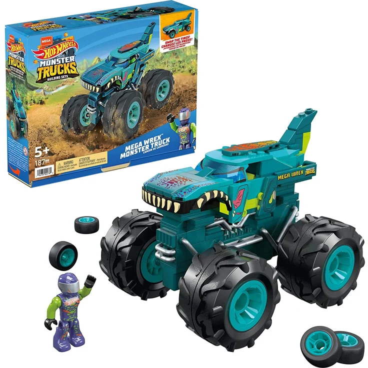 Mattel Mega Construx Hot Wheels Mega-Wrex Monster Truck – Bild 1