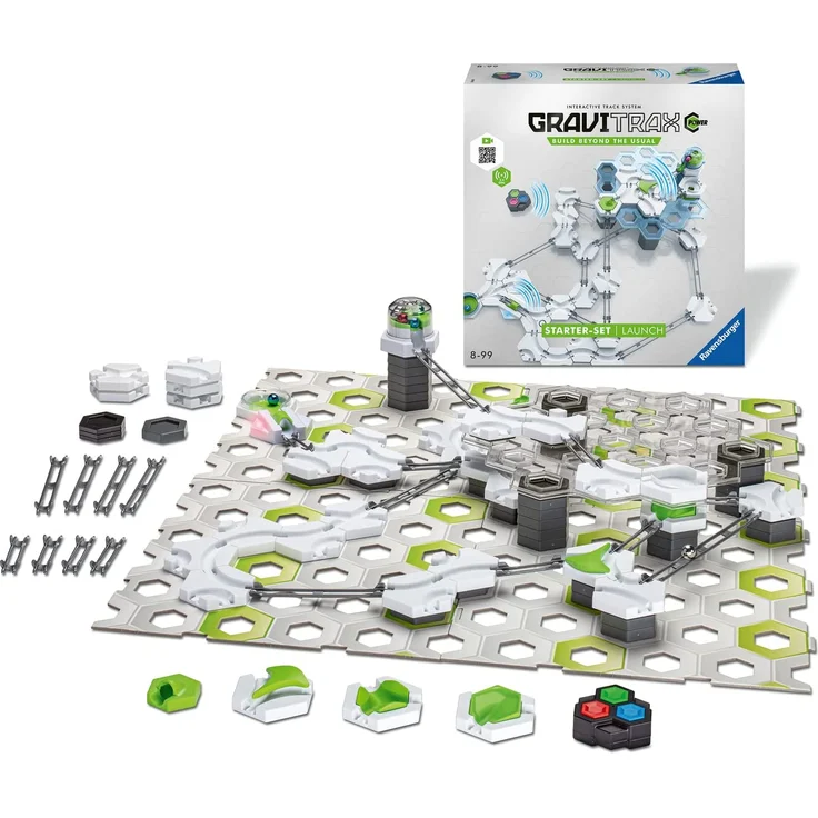 Ravensburger 'GraviTrax Power Starter-Set Launch', ab 8 Jahren, mit elektronischen Elementen und Fernsteuerung, flexibel erweiterbar – Bild 1