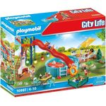 Playmobil City Life 70987 'Poolparty mit Rutsche', 159 Teile, ab 4 Jahren