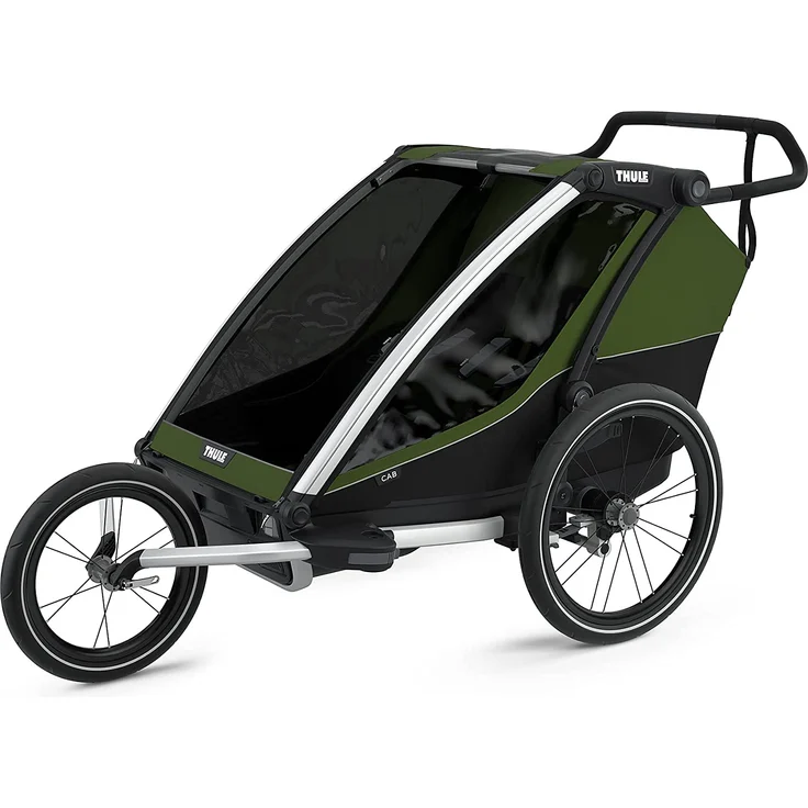 Thule 'Chariot Cab 2' Fahrradanhänger 2021 Cypress Green – Bild 8