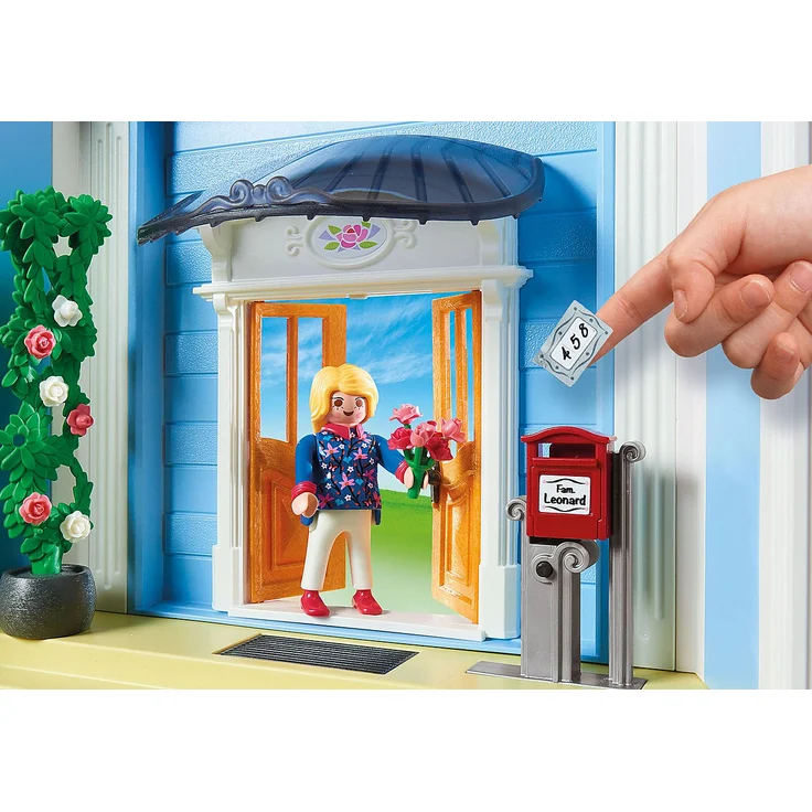 Playmobil Dollhouse 70205 'Mein Großes Puppenhaus', 592 Teile, ab 4 Jahren, mit funktionsfähiger Türklingel – Bild 7