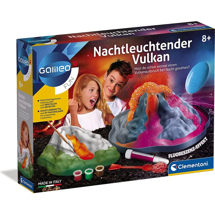 Clementoni Nachtleuchtender Vulkan