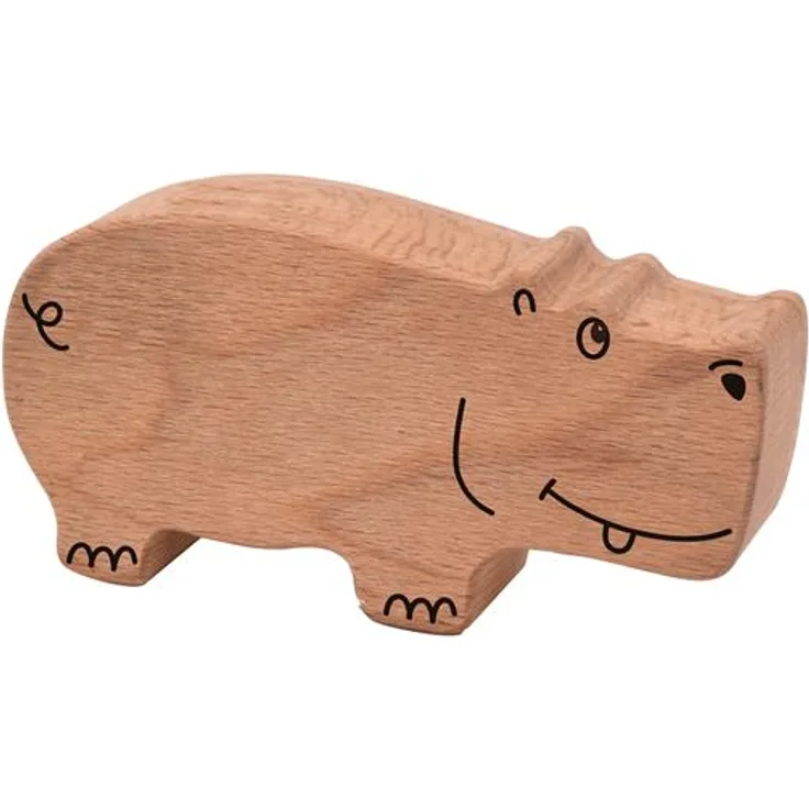 Holzrassel Hippo