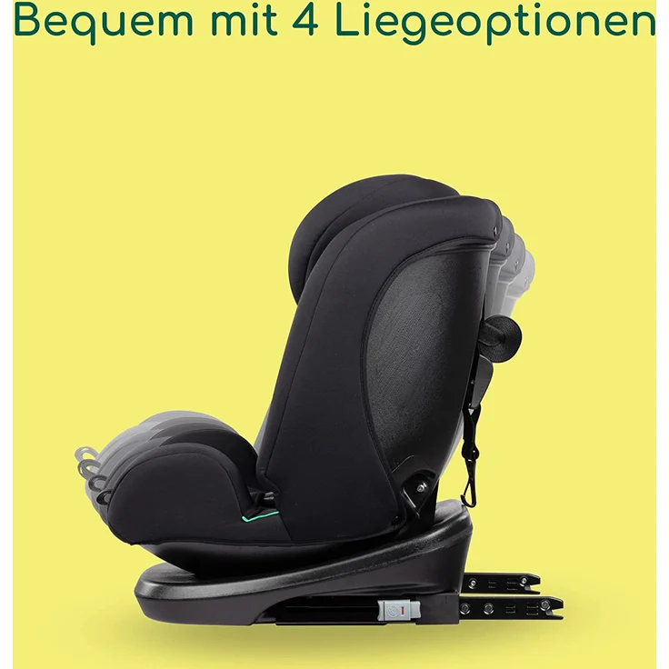 Bebeconfort Kindersitz EverFix i-Size, Vorwärtsgerichteter Kindersitz, ISOFIX-Kindersitz, von 15 Monaten bis zu 12 Jahren, 9-36 kg, 76-150 cm, Black Mist - Preisvergleich – Bild 3