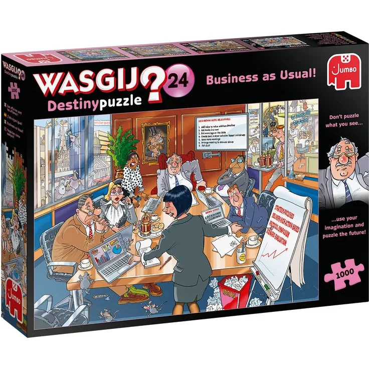 Wasgij Destiny 24 - Business as Usual! - 1000 Teile 1000 Stück(e) Cartoons 12 Jahr(e)