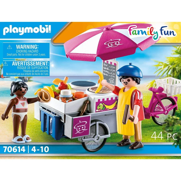 Playmobil Family-Fun 70614 'Mobiler Crêpes-Verkauf', 44 Teile, ab 4 Jahren – Bild 3