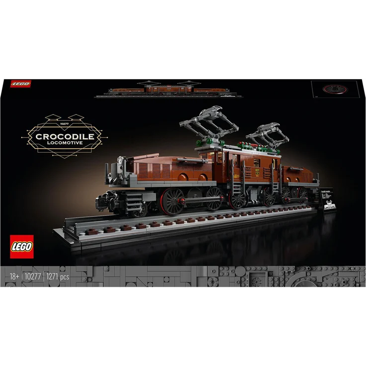 LEGO Creator Expert 10277 'Lokomotive "Krokodil"', 1271 Teile, ab 18 Jahren – Bild 1