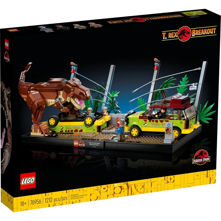 LEGO Jurassic World 76956 'Ausbruch des T. Rex', 1212 Teile, ab 18 Jahren – Bild 3