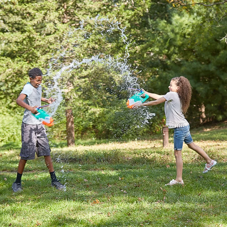 Nerf Super Soaker 'Splash Mouth' Wasserblaster, mit 0,5 Liter Wassertank, zwei Spritzmodi, Wasserstrahl und Splash-Attacke, ab 6 Jahren – Bild 8